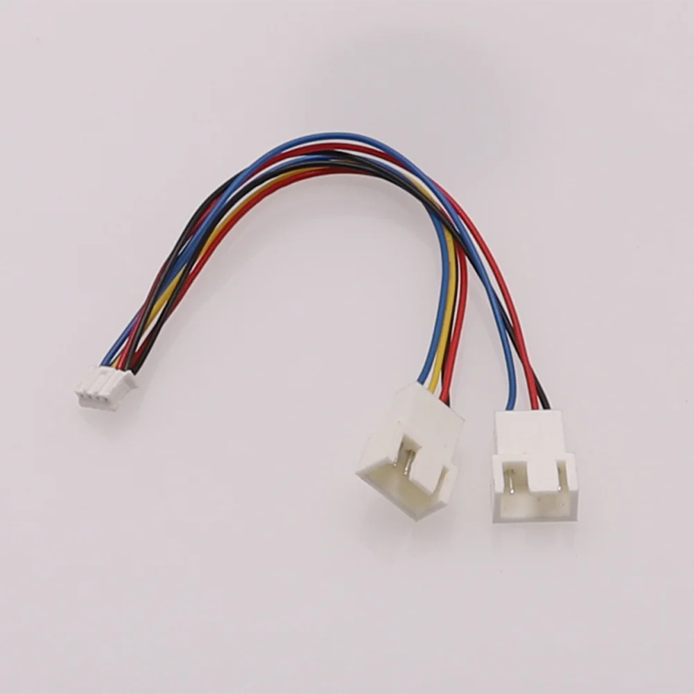 Mini 4-Pin PH2.0 PWM GPU Fan Adapter Cable GPU PH2.0 Mini 4Pin To 2 Way CPU 4Pin PWM Fan Connector Cable Y Splitter Accessories