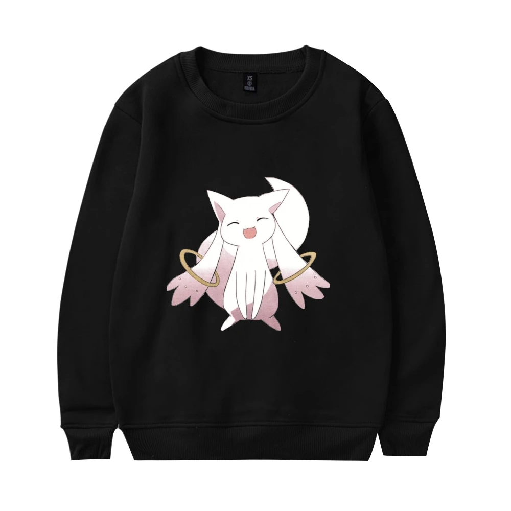 

2022 Puella Magi Madoka Magica Crewneck Sweatshirts Hoodie Anime Merch Casual Kpop Harajuku Kawaii Print O-neck Pullovers