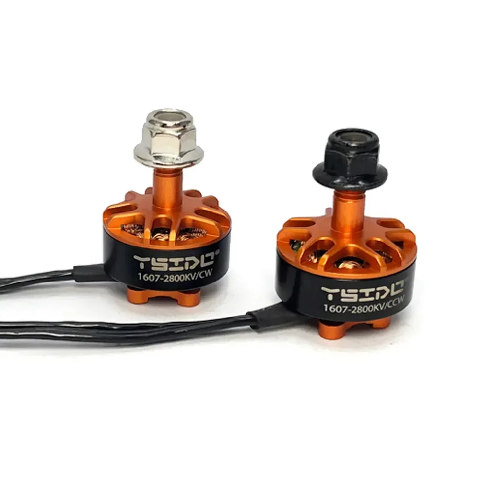 

4 шт. бесщеточные моторы 1607 2800KV 3850KV CW/CCW 2-4S Lipo для дальнобойных радиоуправляемых гоночных дронов Frees
