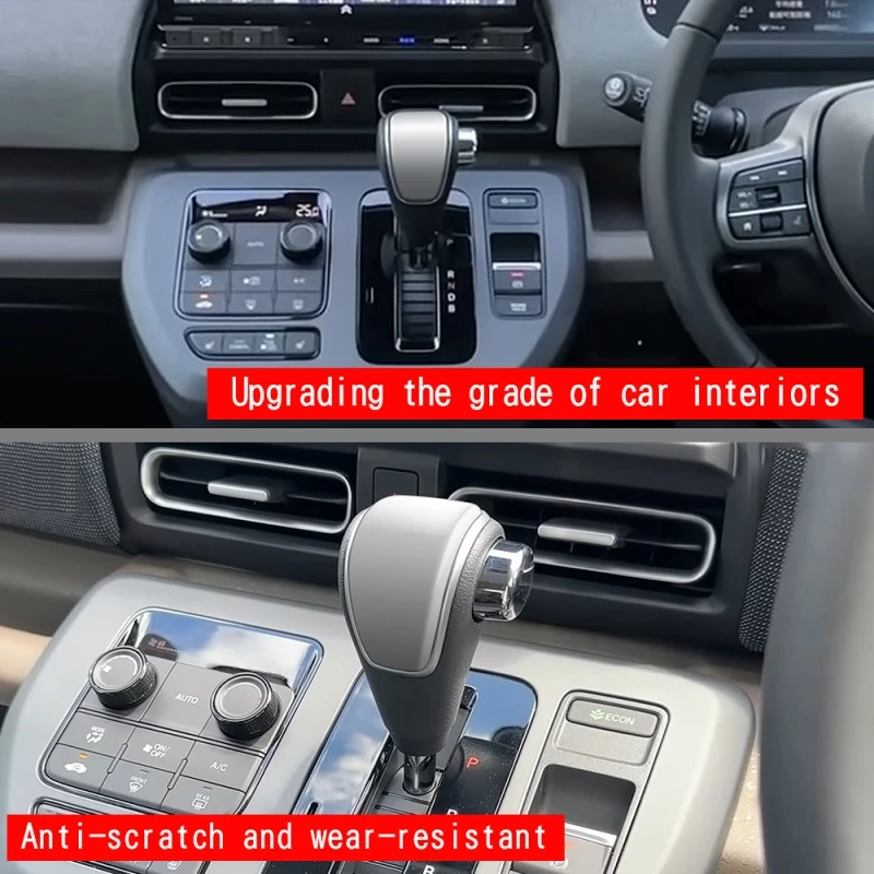 For Honda FREED AIR/CROSSTAR 2024 2025 ABS Car gear lever shift knob head cover Handball Trim Sticker Interior Accessories