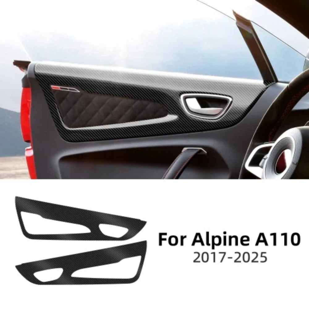 Car Interior TPU Protector Anti-scratch Film For Alpine A110 17-25 Door Panel Protective Carbon Anti-tear Stickers Accessories
