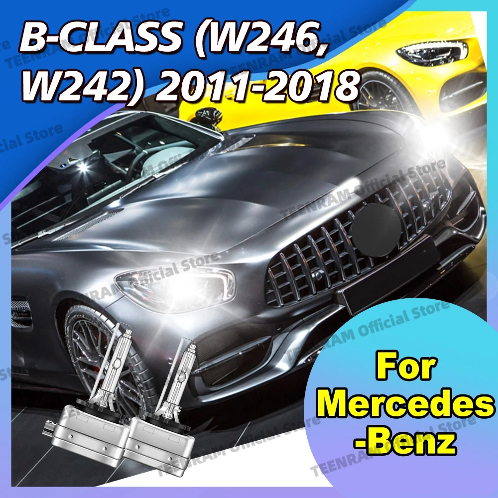 

2x фара HID D1S 6000K 8000K 10000K ксеноновая HID для Mercedes-Benz B-CLASS (W246, W242) 2011-2018 2012 2013 2014 2015 2016 2017