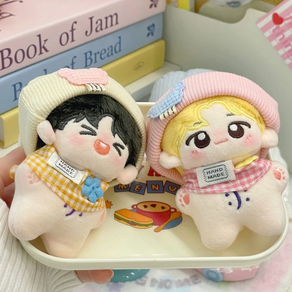 

Bear Hat 10cm Cotton Doll Clothes Bib Lovely Doll Clothes Outfit Funny Creative Doll Clothes Set Doll Accessories