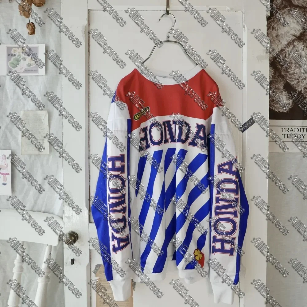 

Honda Off Road Dirt Bike Jersey Quick Dry Long Sleeve Breathable Motorcycle Shirt for Mountain Racing Adventure