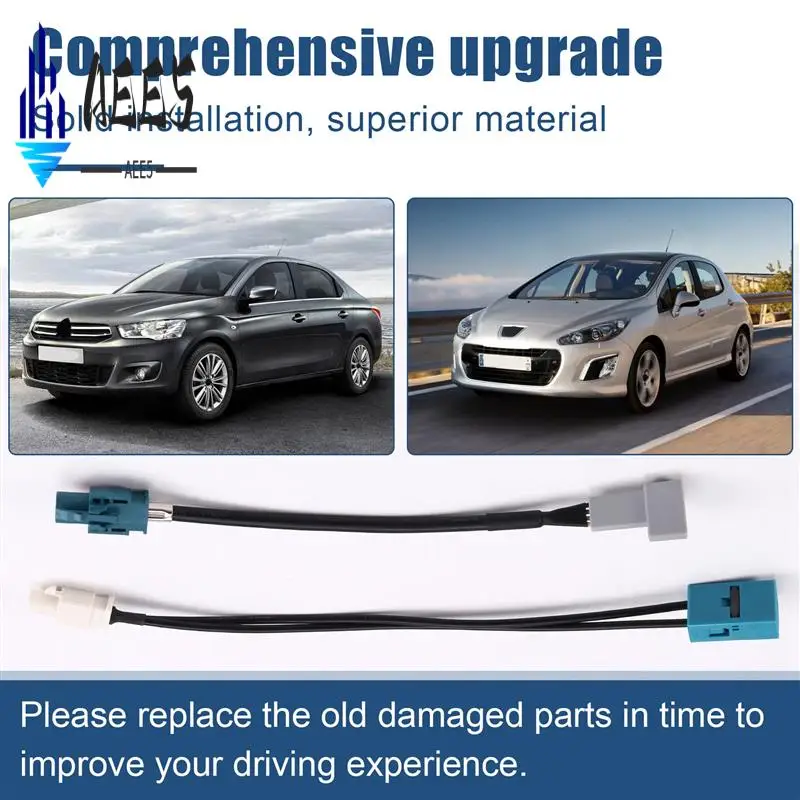 

AEE5-Для 308 308S 408 Citroen Автомобильный радиоприемник RCC Радио Аудио NAC Беспроводной кабель-адаптер MRN Кабель-адаптер DS к антенне NAC