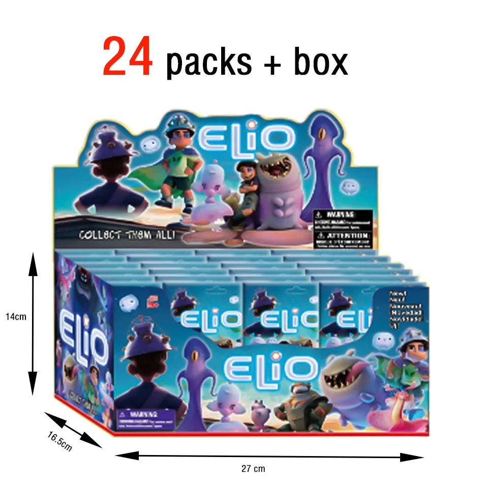 أنيمي 24 قطعة صندوق أعمى عشوائي مفوض الأرض الكرتون عمل الشكل البلاستيكية نموذج سطح المكتب الحلي ألعاب أطفال هدية عيد