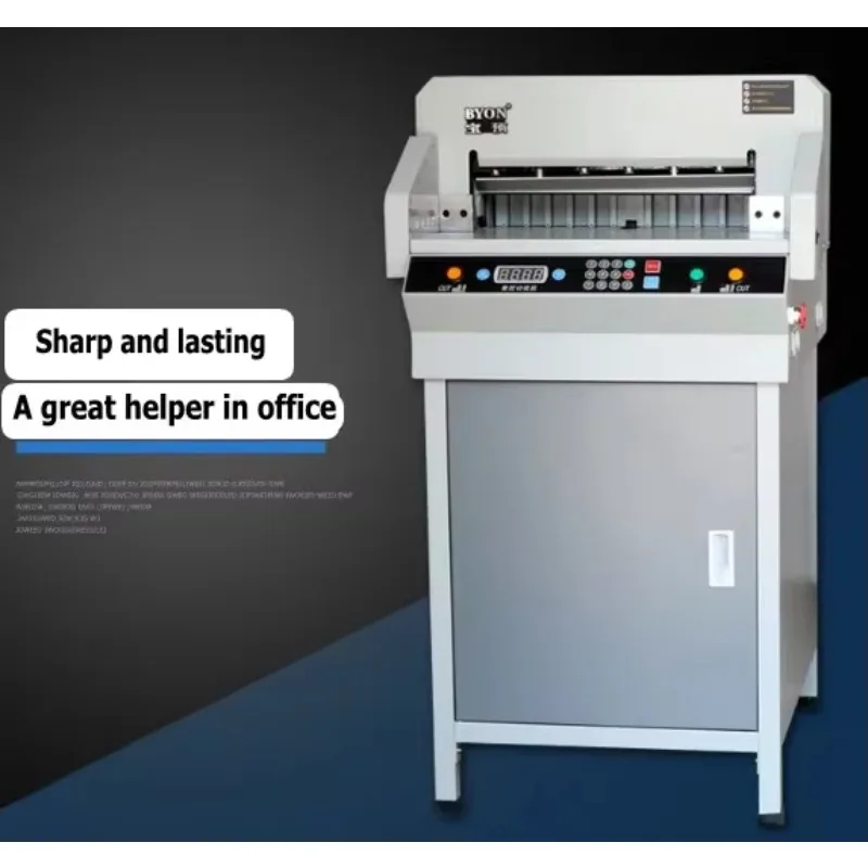 Guillotine Paper Cutting Machine For Stacking 460mm Thickness Capacity