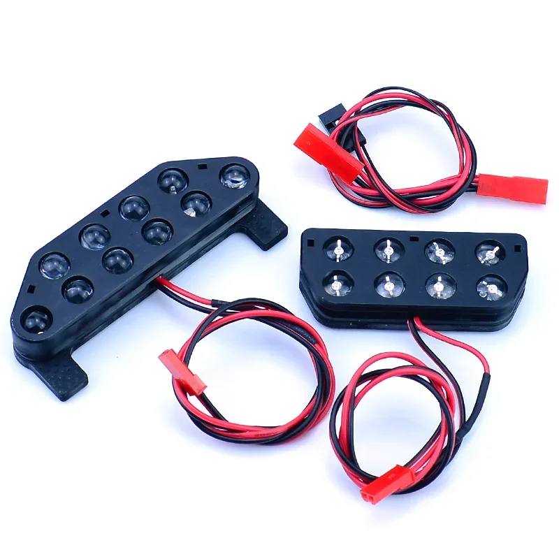 Light Front and Rear LED Headlights Taillights for 1/5 Losi DBXL XL 4WD 2.0 4X4 Gas Buggycar Upgrade Accessories
