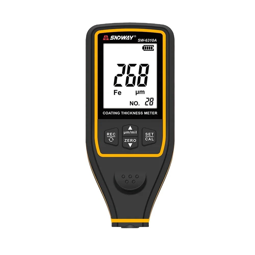 SW-6310A New arrive Portable Digital Metal Paint Coating Ultrasonic Thickness Gauge /0~1700um Auto Paint Thickness Gauge