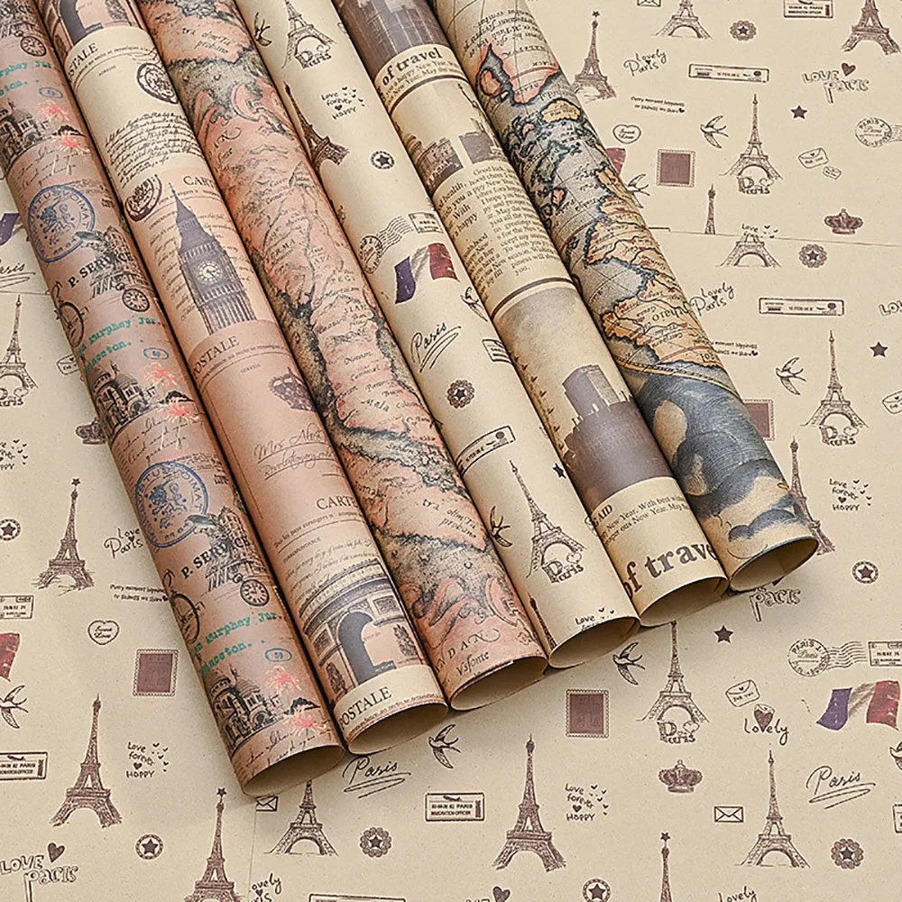 74*50Cm Retro Kraft… - image