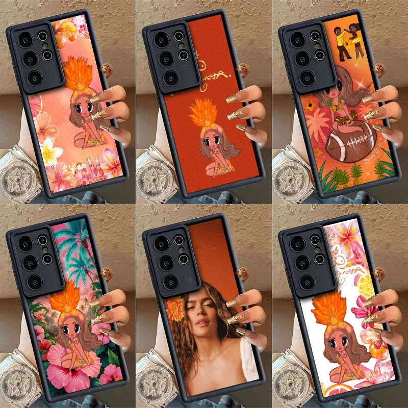 K-Karol G Tropicoqueta Shockproof Phone Case For Samsung Galaxy S23 S24 S25 S26 Ultra S21 FE S20 Plus 5G Silicone Cover