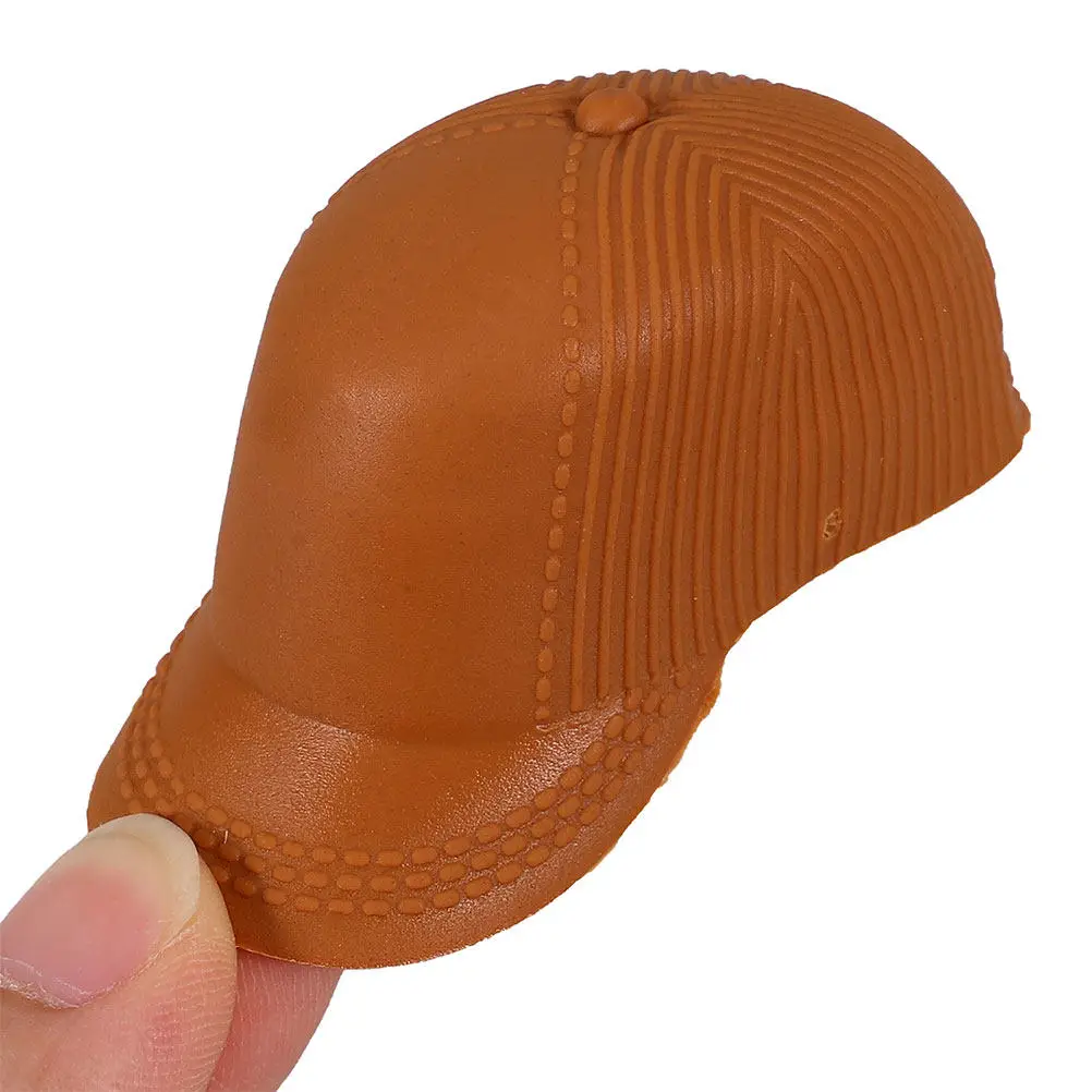 

Набор из 6 миниатюрных пластиковых шляпок с козырьком, креативные украшения для рукоделия, реквизит для фотосессий, аксессуары для миниатюрных домиков, для DIY