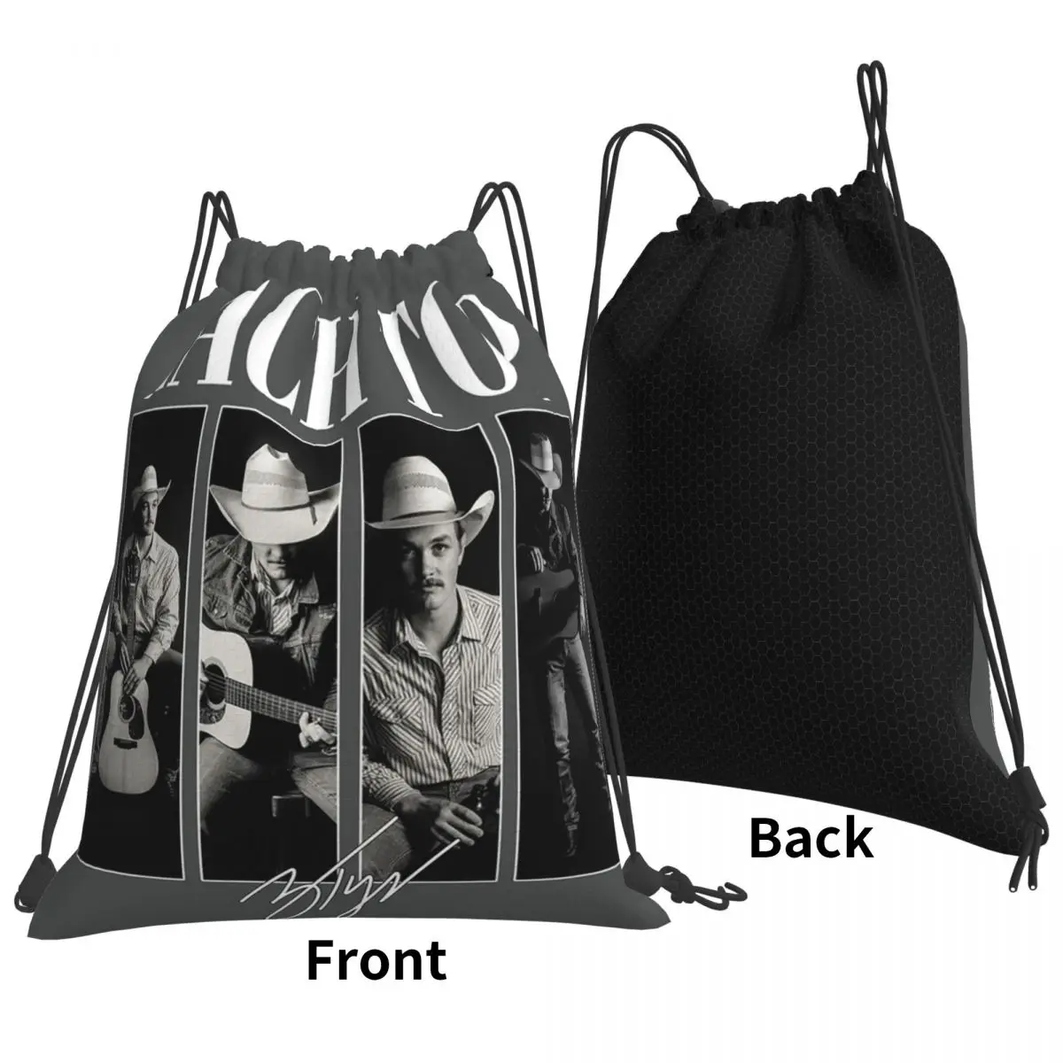 Zach Top Tour Country Music Backpacks Multi-function Portable Drawstring Bags Sports Bag Book Bags For Man Woman Students