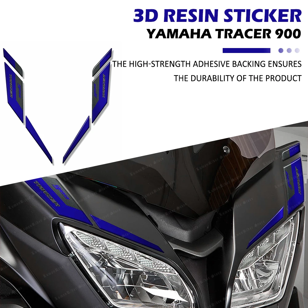 

Tracer 900 Motorcycle 3D Resin Fuel Tank Protection Stickers Kit Anti-scratch Protector For Yamaha Tracer 900 2018-2020