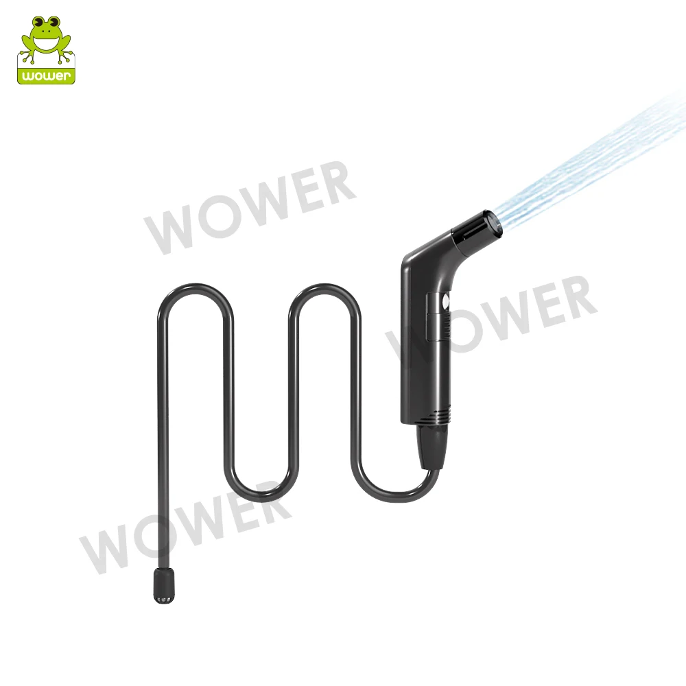 WOWER Portable Bidet Handheld Sprayer for Hygiene Cleaning 2M Hose Shattaf Rechargeable Travel Camping Bidet Shower Sprayer