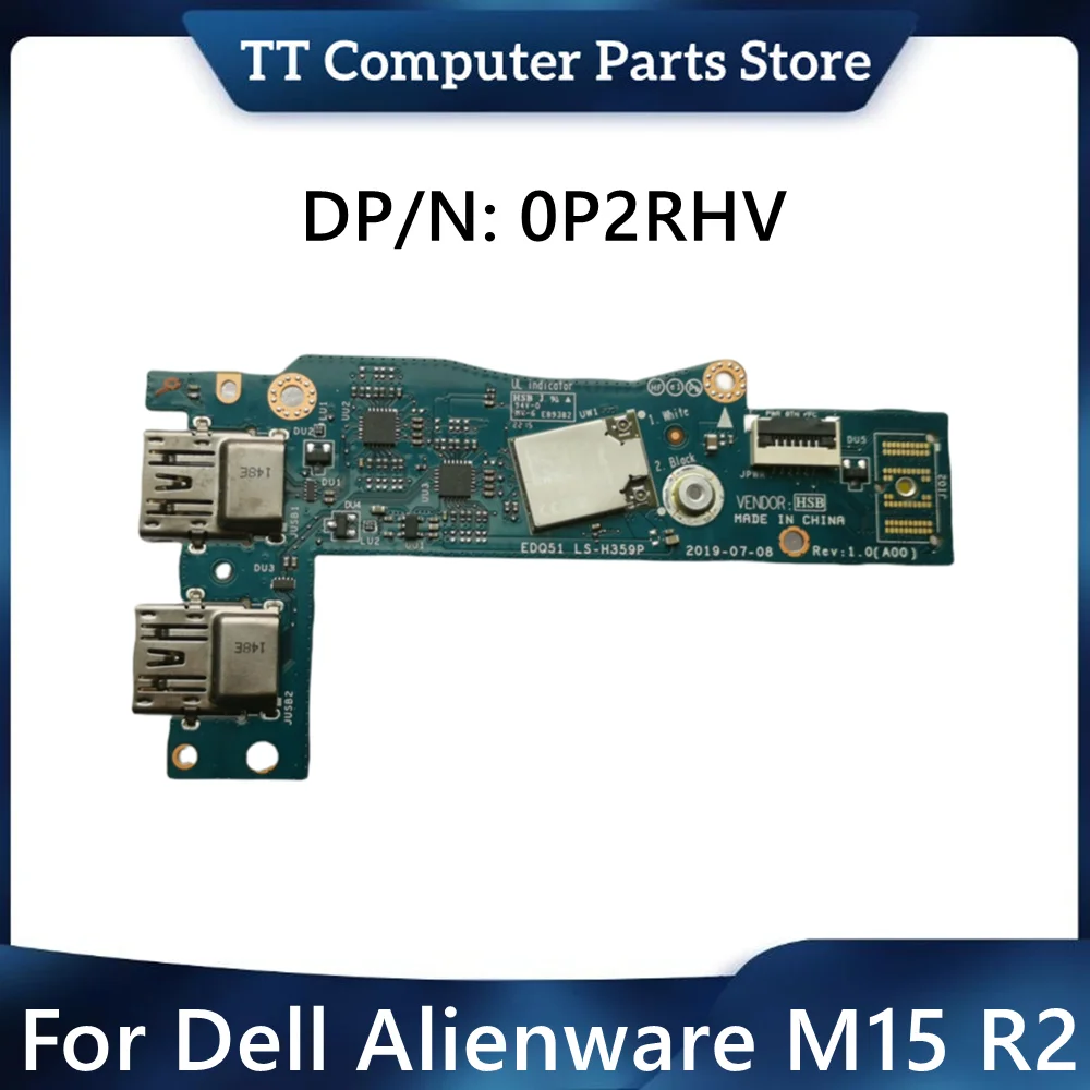 

TT New Original For Dell Alienware M15 R2 USB USB3 Network WIFI Board EDQ51 LS-H359P P2RHV 0P2RHV Fast Ship