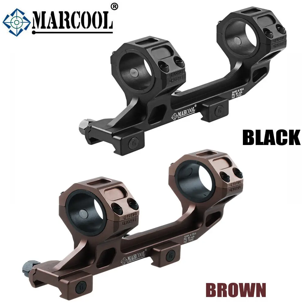 MARCOOL Universal 25.4mm/30mm Ring Mounts Offset Cantilever Dual Rings Rifle Scope Mount Fit 20mm Picatinny Rail Hunting Optics