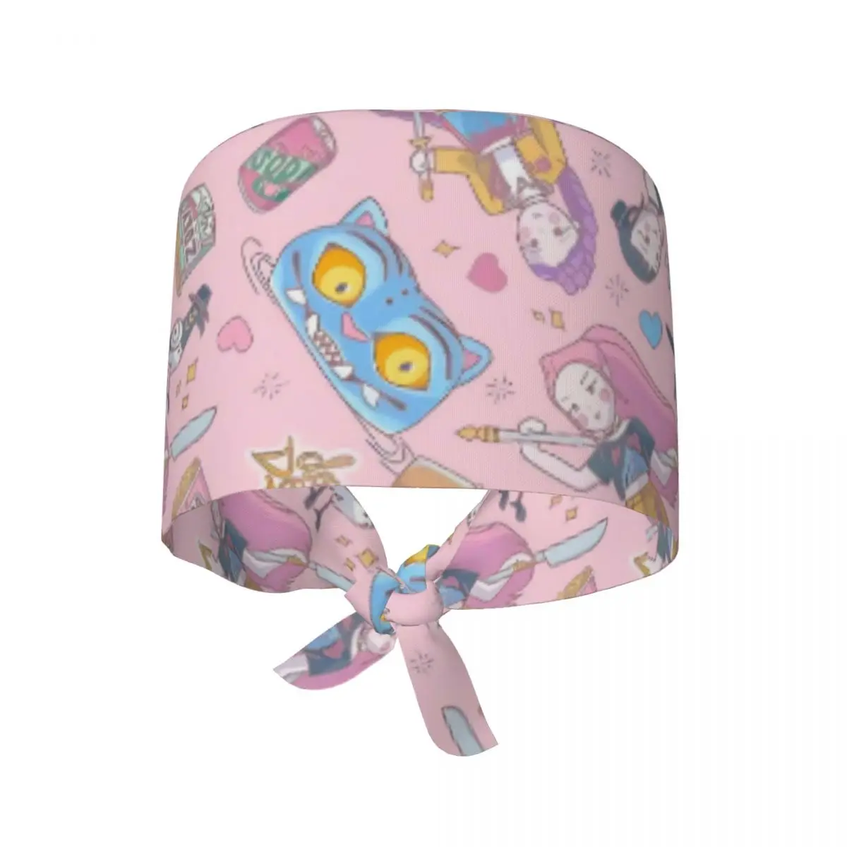 Chapeaux d'infirmière KPop Demon Hunters, casquettes de gommage, casquette médicale Kawaii réglable pour hommes et femmes, casquettes de travail pour cheveux longs