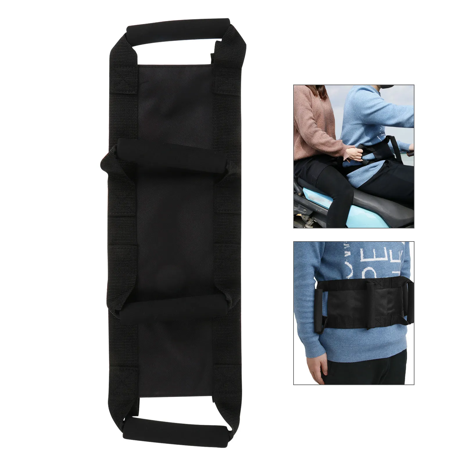 

Motorbike Waist Protective Strap Adjustable for All Body Types Oxford Fabric Tear Resistant Safety Buckle Rear Stabilizing