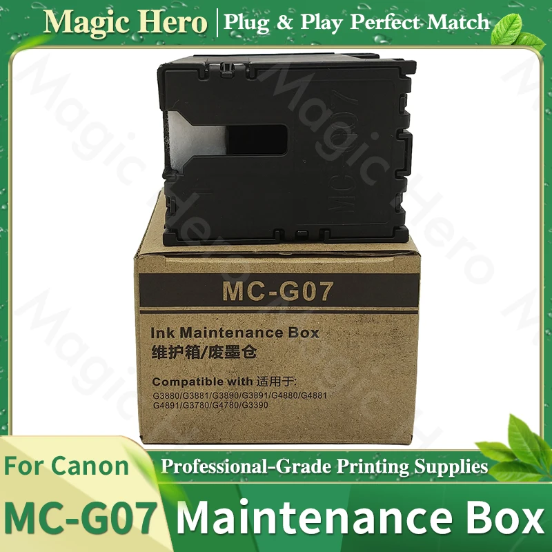 MC-G07 Ink Waste Tank MCG07 Maintenance Box For Canon G3880 G3881 G3890 G3891 G4880 G4881 G4891 G3780 G4780 G3390 Printer