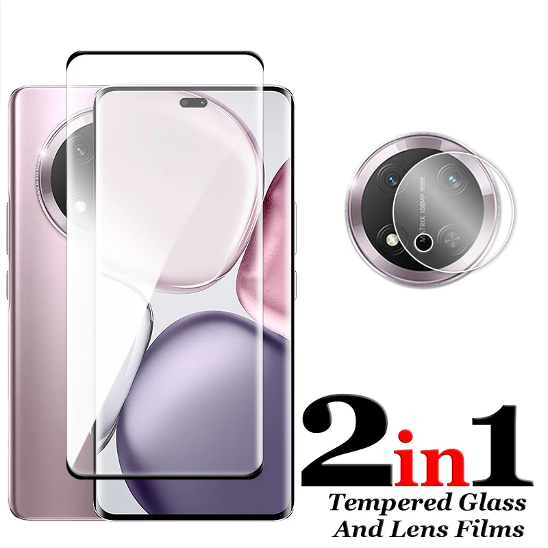 For Honor Magic7 Lite 5G Glass Honor Magic 5 6 7 Lite Tempered Glass 3D Full Cover Curved Screen Protector For Magic7 Lite Film