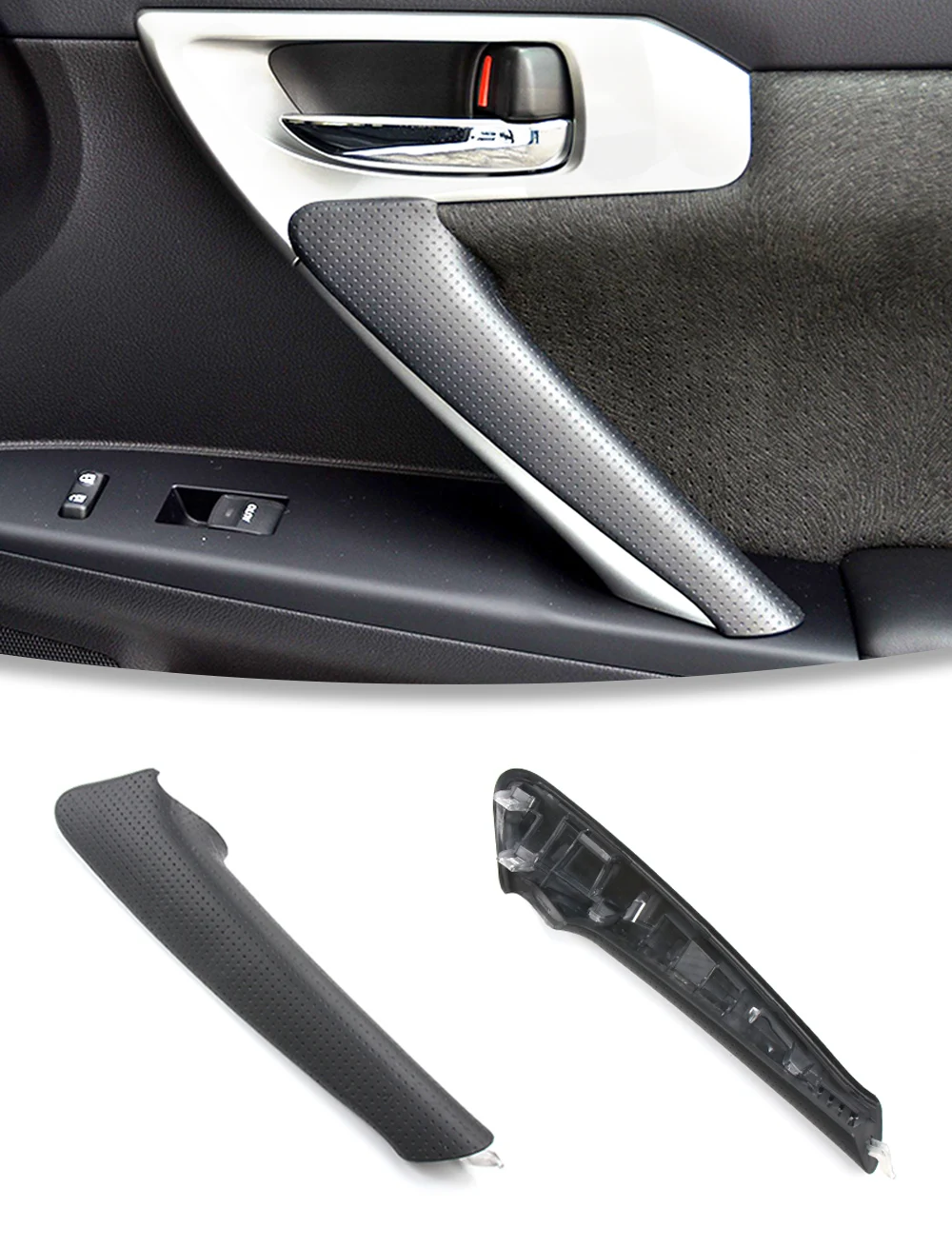 Vordere rechte Autotürgriff-Armlehnenabdeckung 74645-76030 für Lexus CT200H 11-17 Ersatzteile – Detail 1
