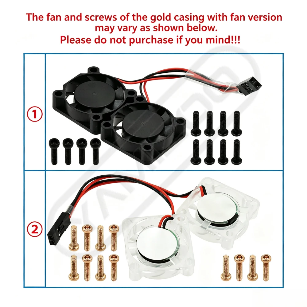 Metallgehäuse für Raspberry Pi 4/B+ Aluminiumlegierungsbox 4B Montage-Kühlung – Detail 6