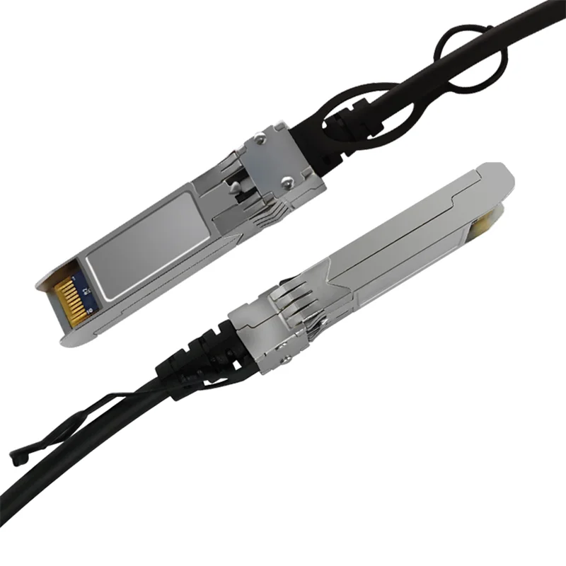 طول كابل 10G SFP+ DAC اختياري SFP+ إلى SFP+ توصيل مباشر نحاسي متوافق مع Mikrotik Mellanox Cisco Arista Switch #6