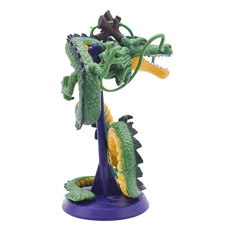 10CM Dragon Ball Z Cyan Dragon Handmade Figure DBZ Shenron Anime Collection Decoration Model Dolls Desk Ornament Birthday Gifts