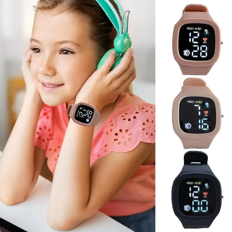 Kinder uhr Sport führte Digitaluhren Raumschiffe Silikon armband wasserdichte elektronische Armbanduhr für Kinder Jungen Mädchen Geschenke