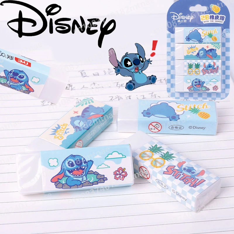 

Cartoon Stitch Mickey Mouse Eraser Kawaii Doll Eraser Clean Without Leaving Any Marks Student Learning Stationery School Gifts