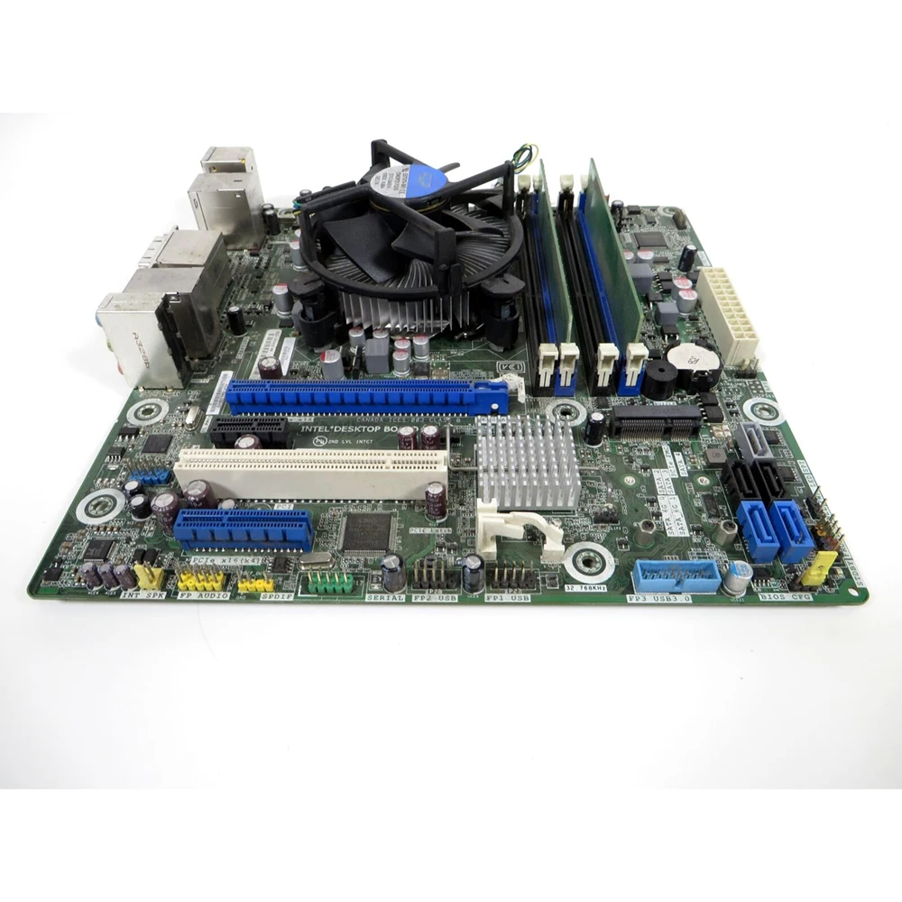 Imagem -04 - Trabalho Placa-mãe do Desktop para Dq77mk Dq77mk-a10-nc01 1155 Ddr3 Nenhum fã e Placa Sistema de Cartão Memória Totalmente Testado 100