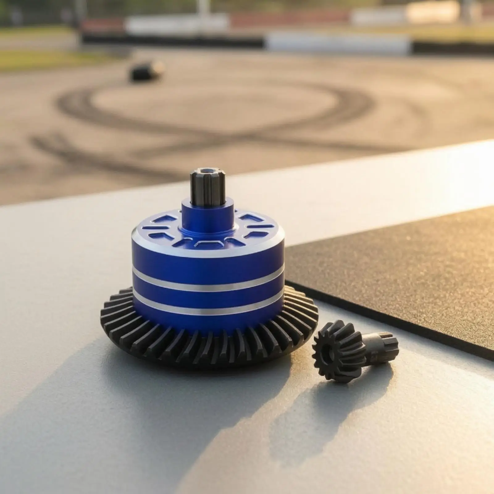 Differential Gear Assembly Precision-Machined Differential with Pinion Gear Metal for Hobbyists, Builders, RC Drivetrain Tuning