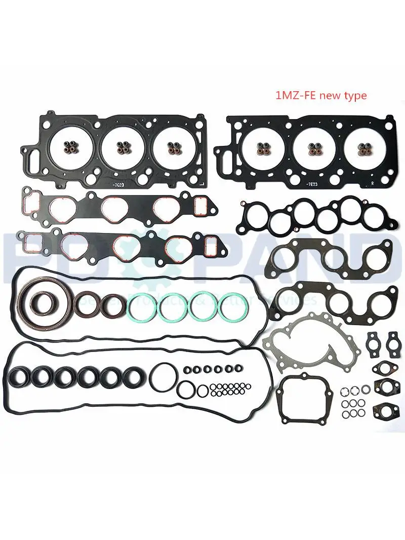 Zestaw uszczelek do remontu silnika 1MZFE 1MZ-FE0411120041 ForTOYOTA CAMRY Saloon/Estate CV2 XV2 dla ForLEXUS ES300 3.0 V6 24V — zdjęcie 2