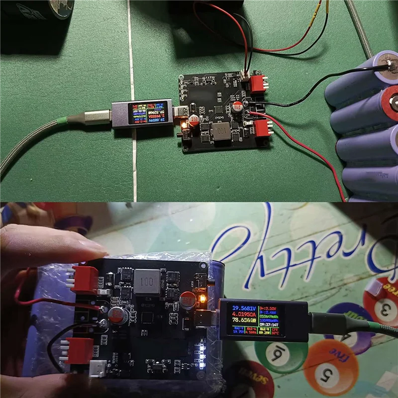 ABKS-2X PD3.1 140W Bidirectional Fast Charging Module IP2366 2S 3S 4S 5S 6S Lithium Battery Charging Board Li- Lifepo4 BMS
