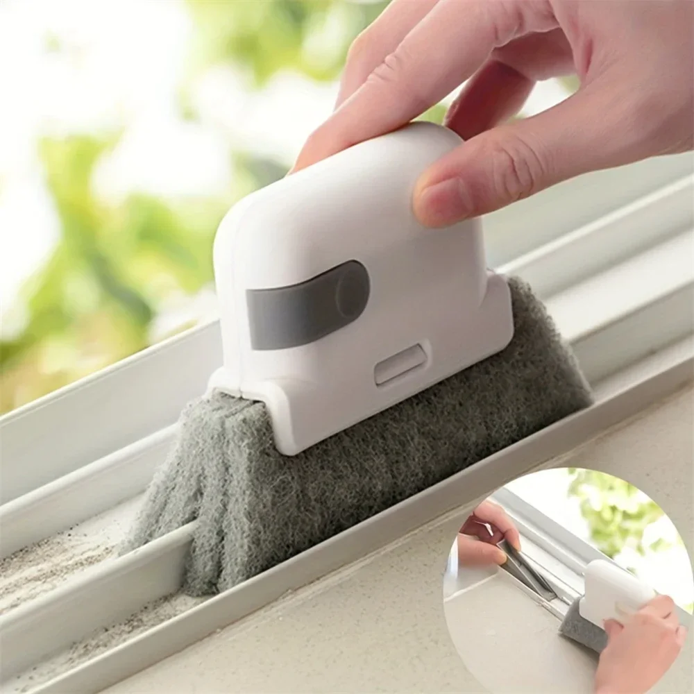 

Window Cleaning Brush Windowsill Groove Cabinet Crevice Brush Removable Household Glass Window Slot Dead Corner Cleaning Brush