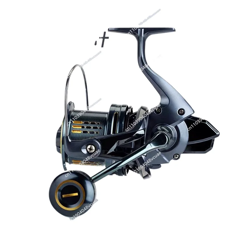 Spinning Wheel Large Object Long Throw Wheel All Metal No Gap 10000 Anchor Fish Wheel Anchor Rod Slow Drop Sea Fishing