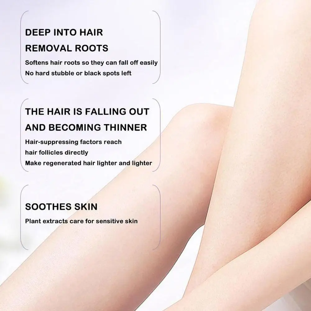 Permanent Hair Removal Cream No Residue Depilatory Painless Body Private Arm Care Repair Area Women Hair Remover R2V3