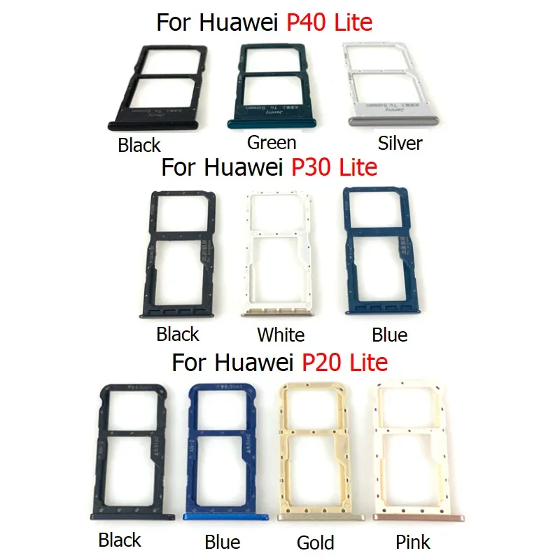 

Для Huawei something P30 P40 Lite новый телефон Micro SD SIM-карта держатель лотка для чипа адаптер заменить запасные части на аккумуляторе