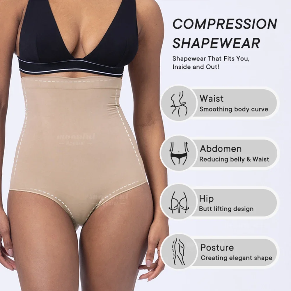 

Body Shapers Women High Waist Belly Slimming Panties