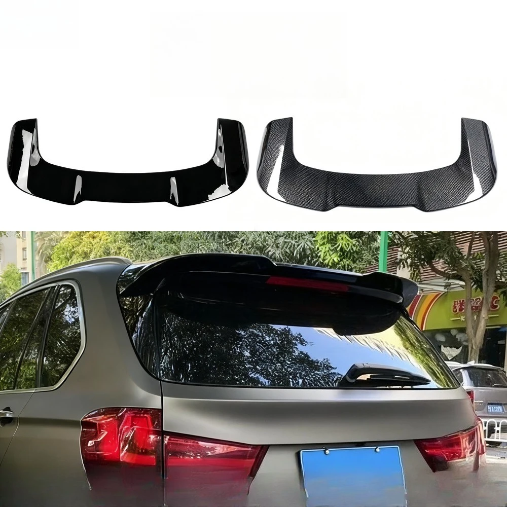 

For BMW 2014 2015 2016 2017 2018 X5 F15 Rear Roof Spoiler Gloss Black ABS Car Exterior Modification Styling Upgrade Accessories