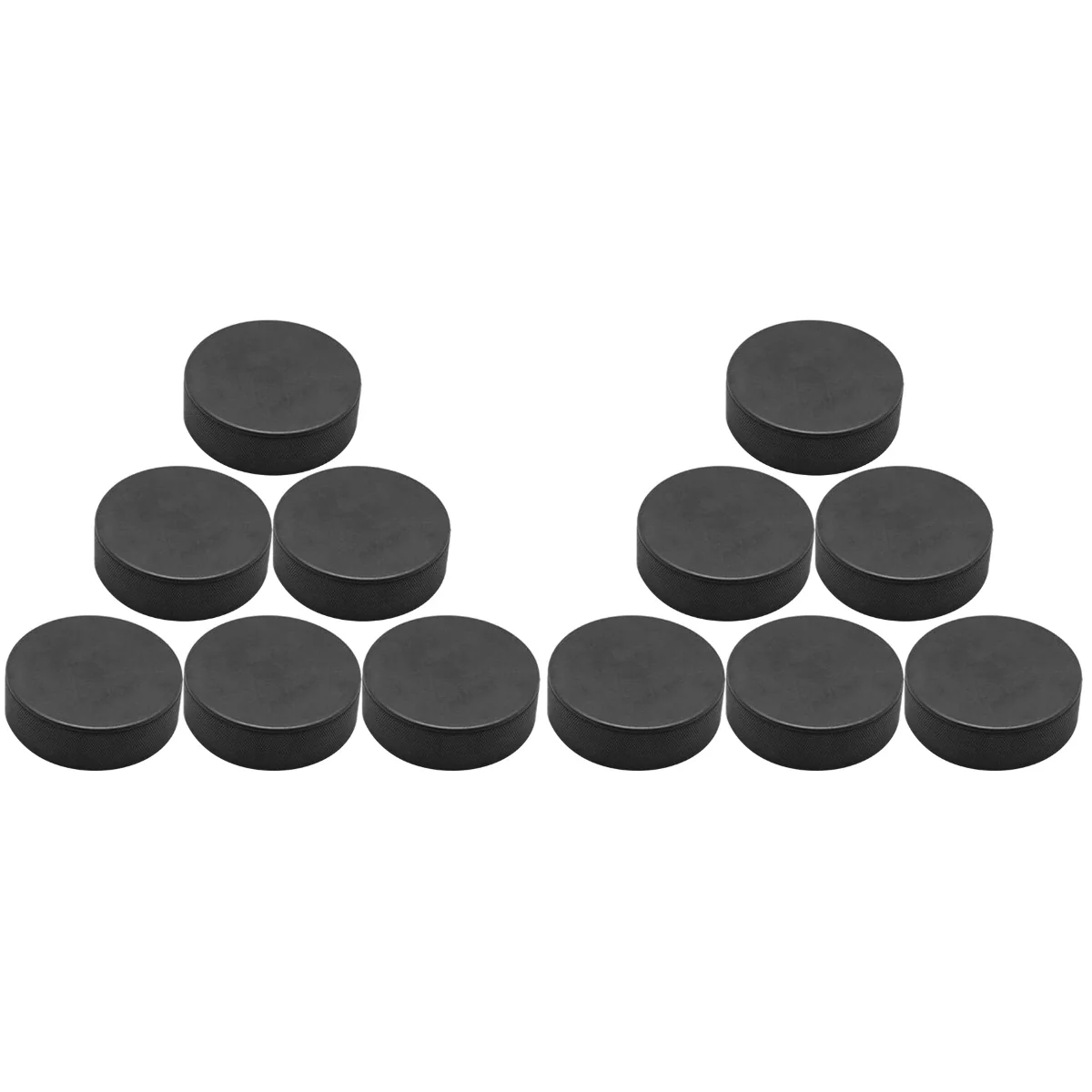 

2 PCS Hockey Training Supplies Puck Accessory Practicing Indoor Solid Sports Game Ice Fitness