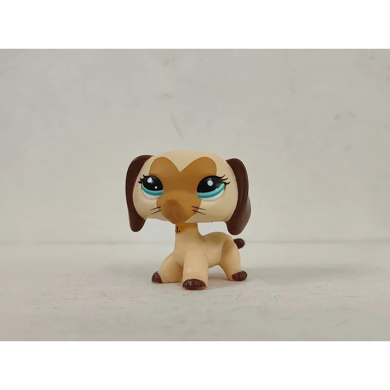 Фигурка LPS Littlest Pet Shop Желтая такса Собака с голубыми глазами # 7858 детская игрушка