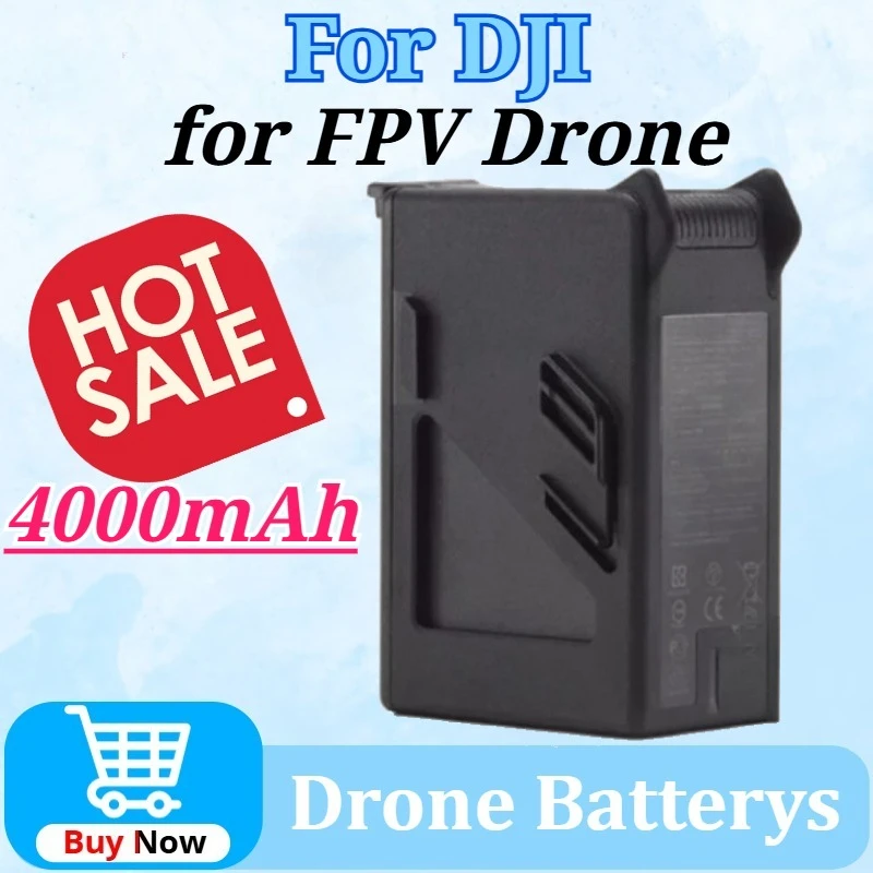 

4000mAh for DJI FPV Drone Refitted Higher Capacity Battery Compatible Long Life Battery Modification and Expansion Accessories