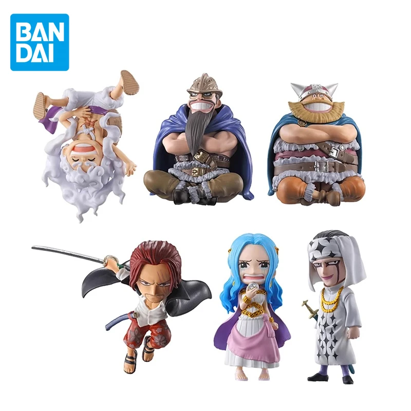 

BANDAI Genuine Gashapon One Piece Devil Fruit Luffy Shanks Vivi Brogy Dorry Pell Anime Action Figures Toys For Kids Gift Model