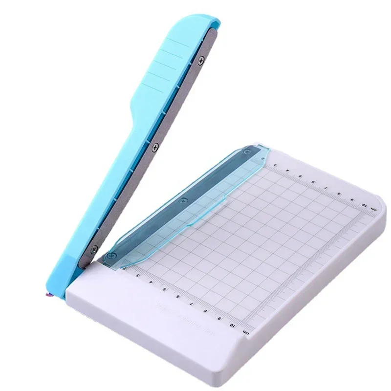 Paper Cutter Paper Trimmer 4x6 Inch Portable Photo Paper Guillotine Built-In Ruler Office Stationery Cutting Portable Machine