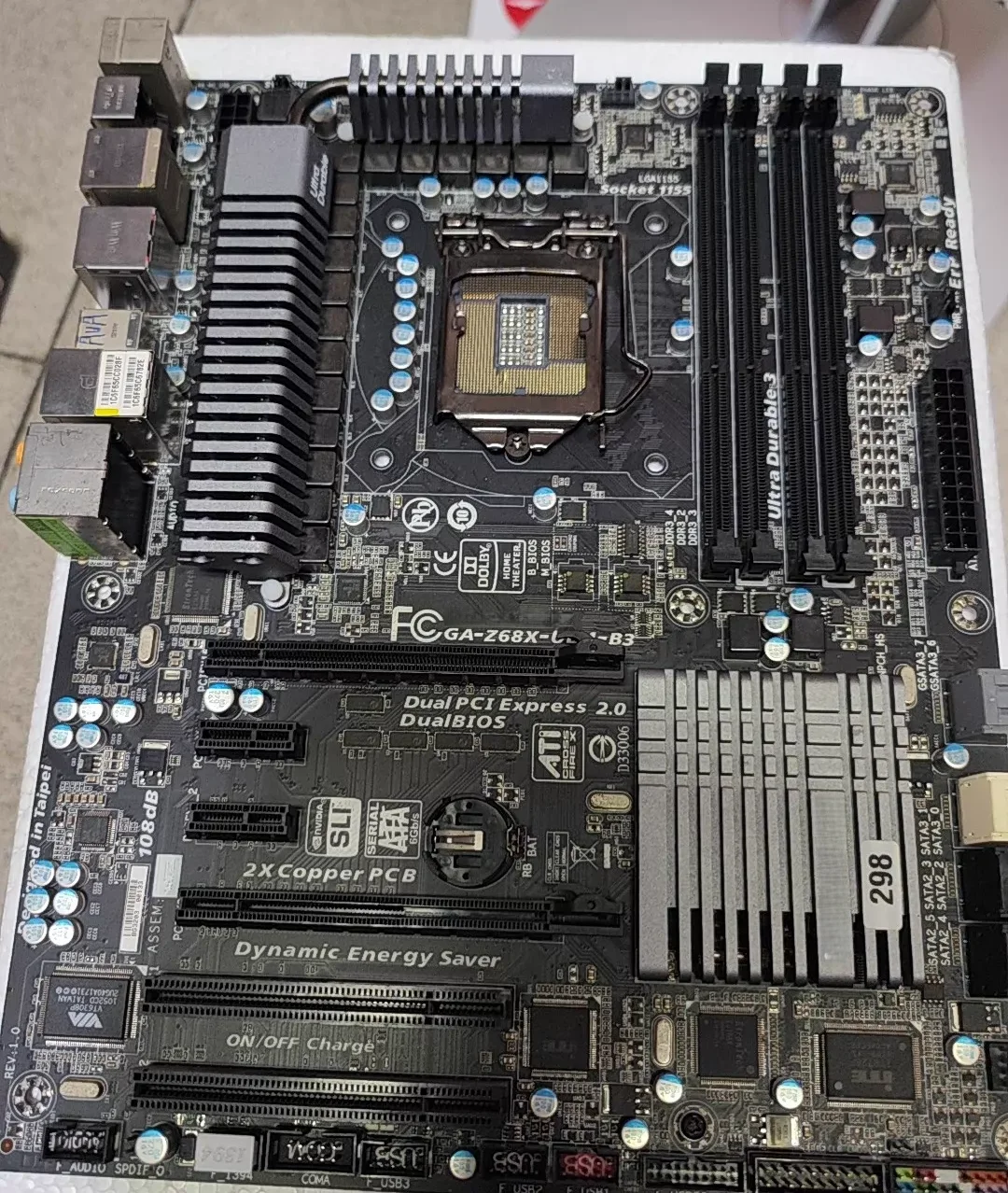 Tarjeta Madre para Computadora de Escritorio Gigabyte GA-Z68X-UD4-B3, Z68X UD4 B3, 100% Probada y en Buen Estado