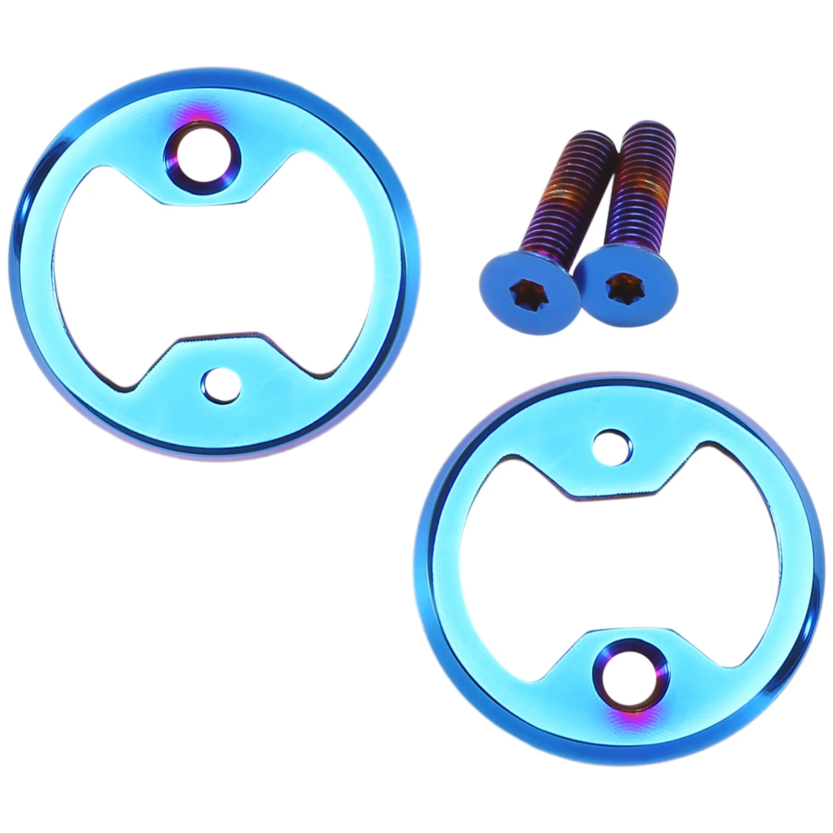 AA90-1Set Bicycle Parts Titanium Bike Pedal Plate Cleats For Wahoo Speedplay Comp Zero Aero Nano Lightweight Action Blue - view 3