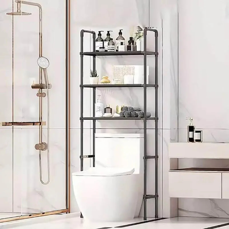 Bathroom Storage Rack Space-saving Stand Holder MultiFunctional Floor Type Toilet Storage Racks Multilayer Washing Machine Shelf