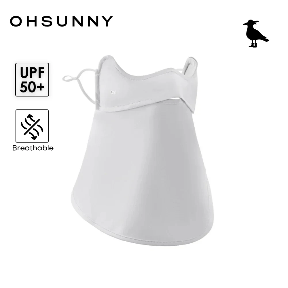 

OHSUNNY Cycling Face Mask,Women Face Cover with Neck Flap Summer Sun Protection UV Masks UPF50+ Outdoor Breathable Lightweight